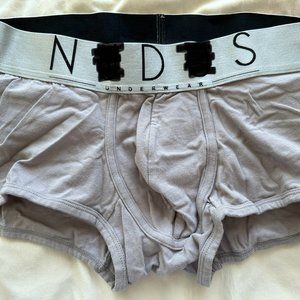 Men's Cotton Underwear -- Box Briefs white